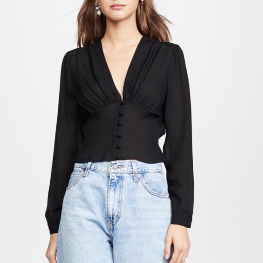 NWT Nili Lotan Laila Silk Top